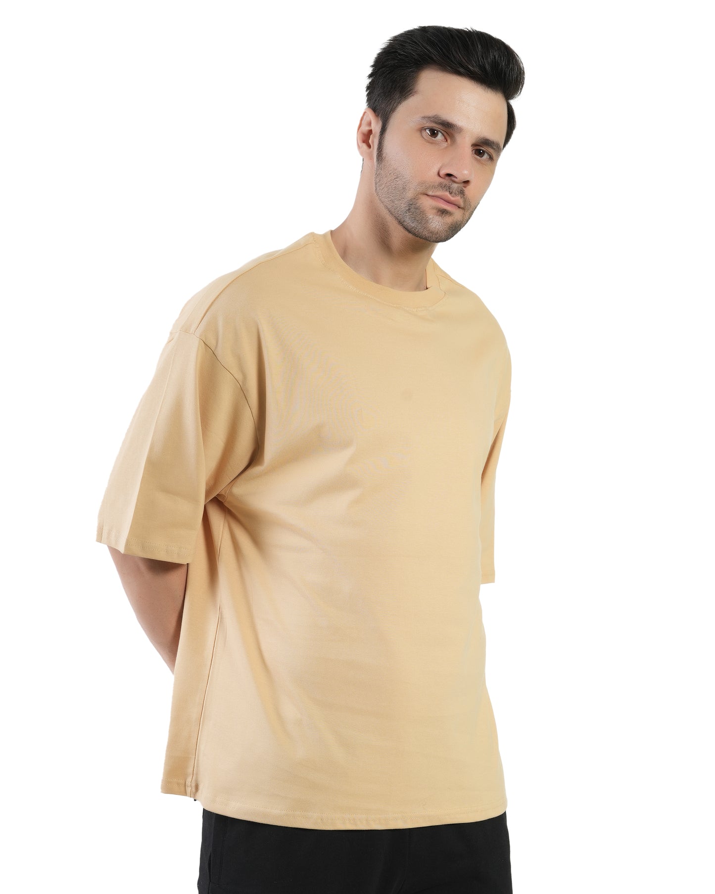Stylintellect Men's Oversized Plain T-shirt