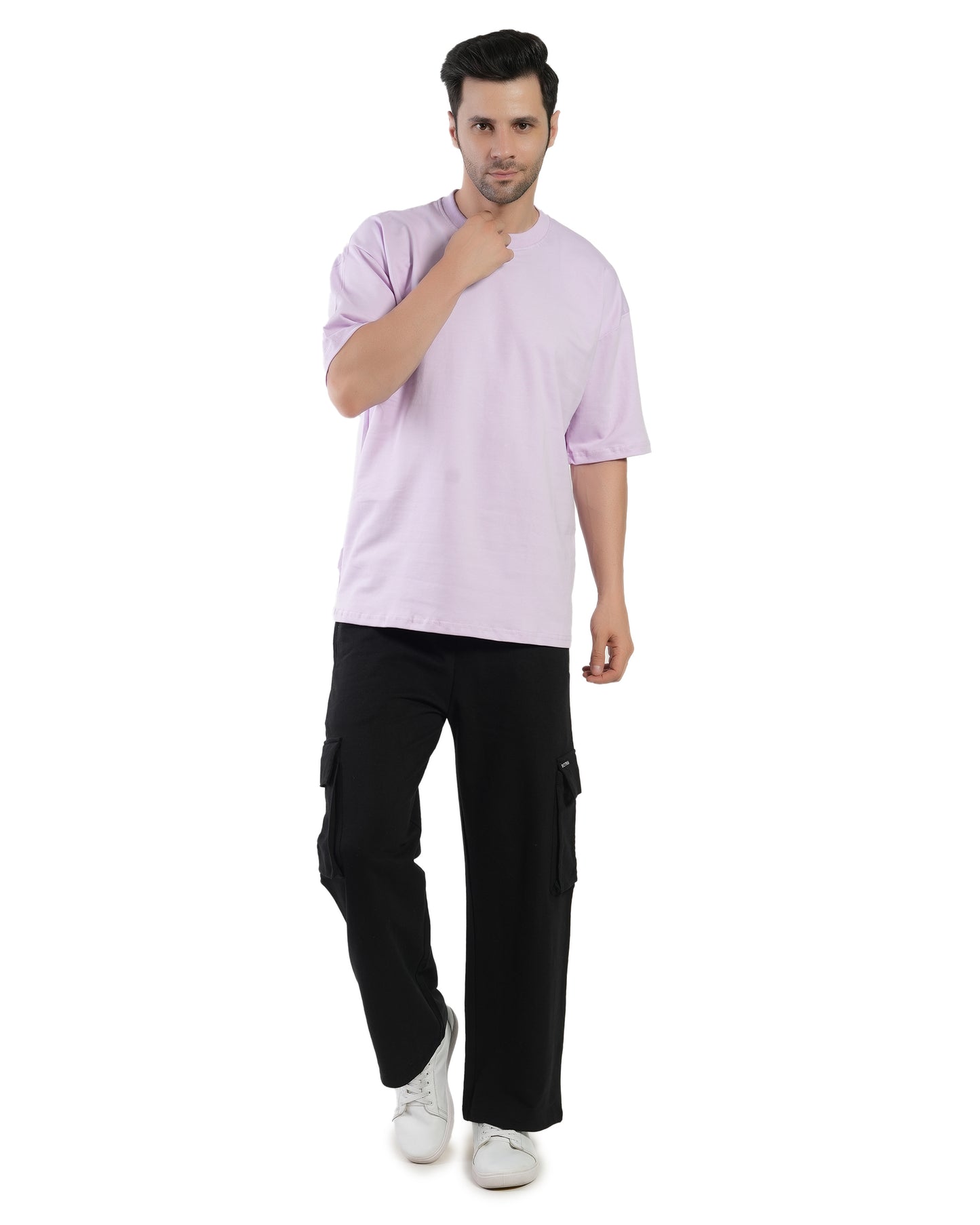 Stylintellect Men's Oversized Plain T-shirt