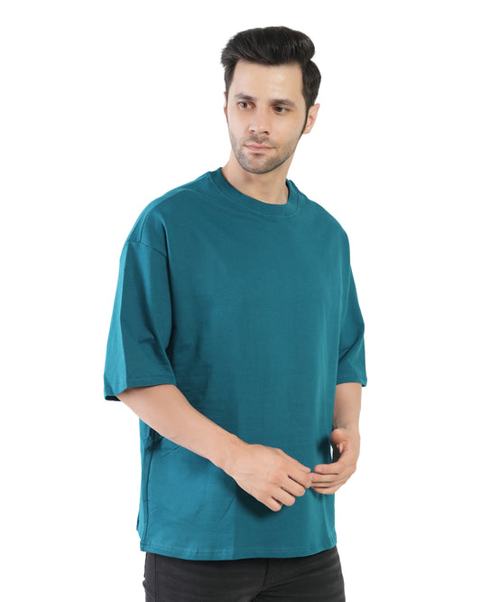 Stylintellect Oversized Plain French Terry T-shirt | UNISEX