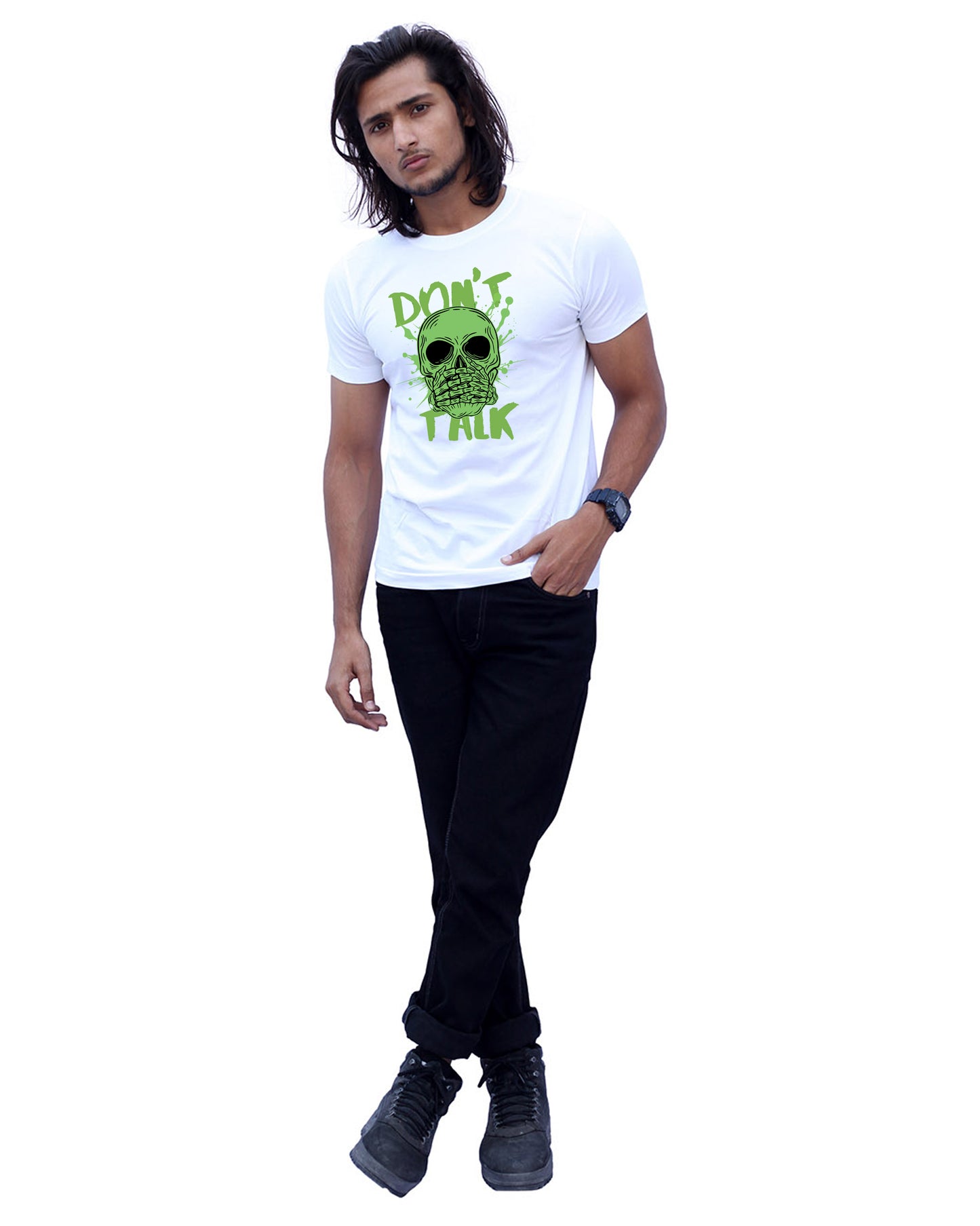 Stylintellect Printed Classic Crew Neck T-shirt