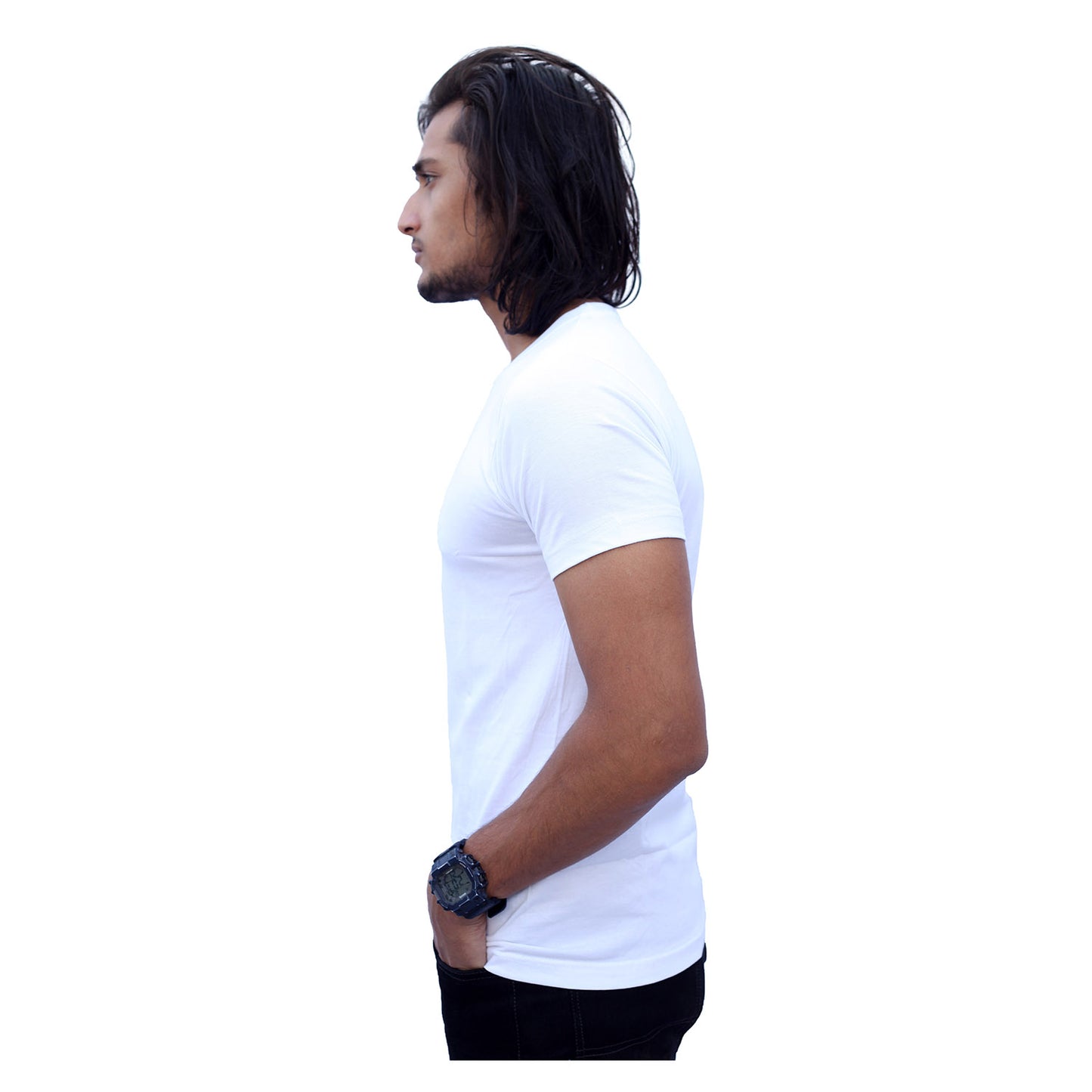 Stylintellect White Crew Neck T-shirt | UNISEX | Regular Fit