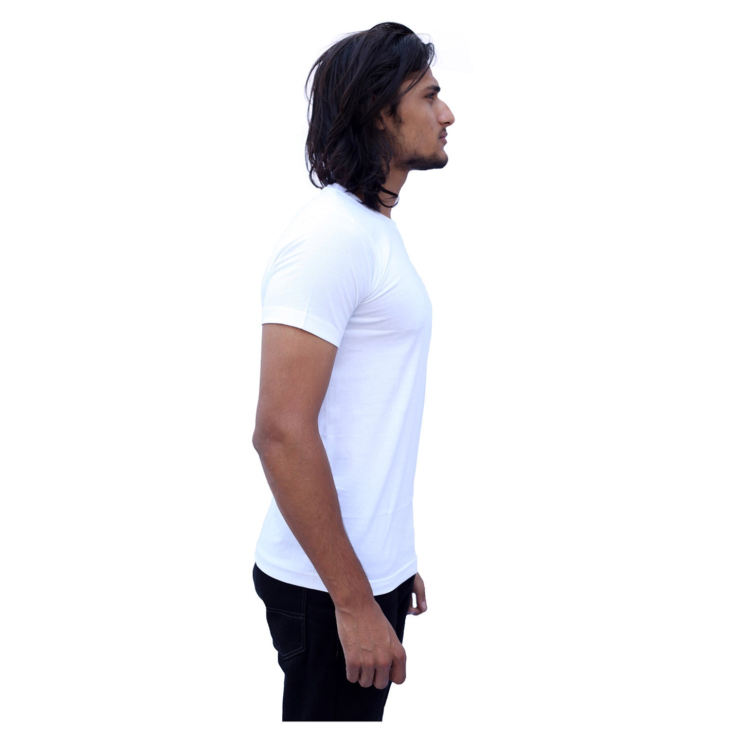 Stylintellect White Crew Neck T-shirt | UNISEX | Regular Fit