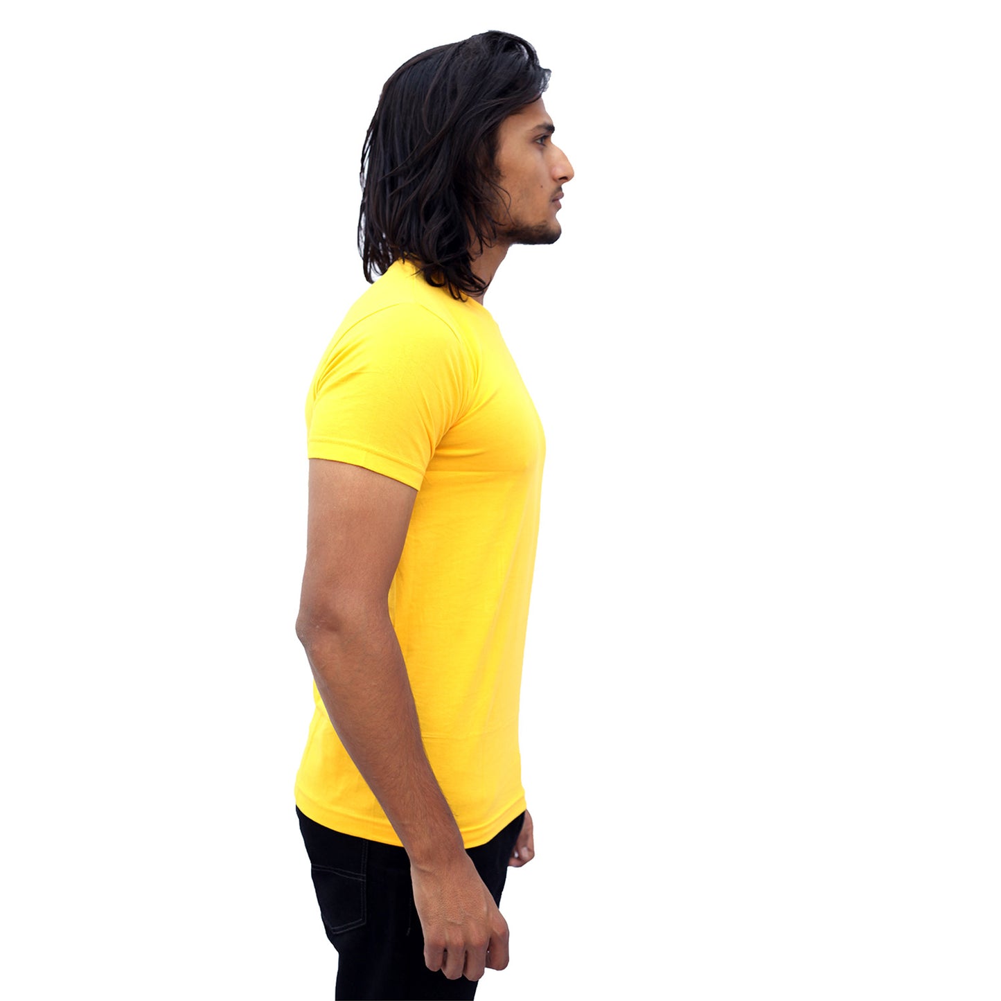 Stylintellect Yellow Crew Neck T-shirt | UNISEX | Regular Fit