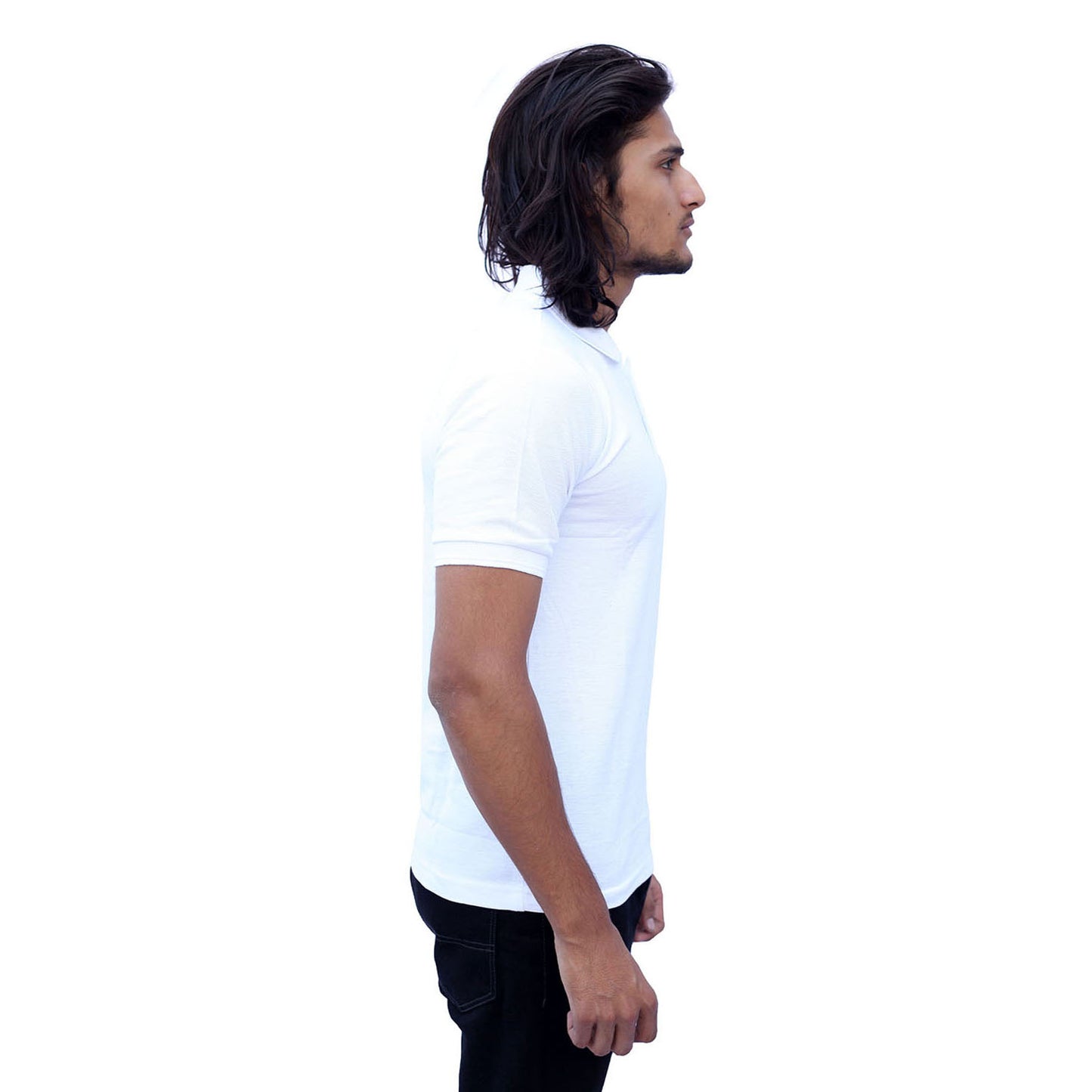 Stylintellect White Polo T-shirt | UNISEX | Regular Fit