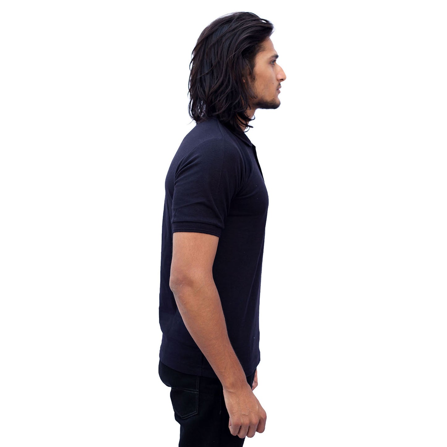 Stylintellect Black Polo T-shirt | UNISEX | Regular Fit