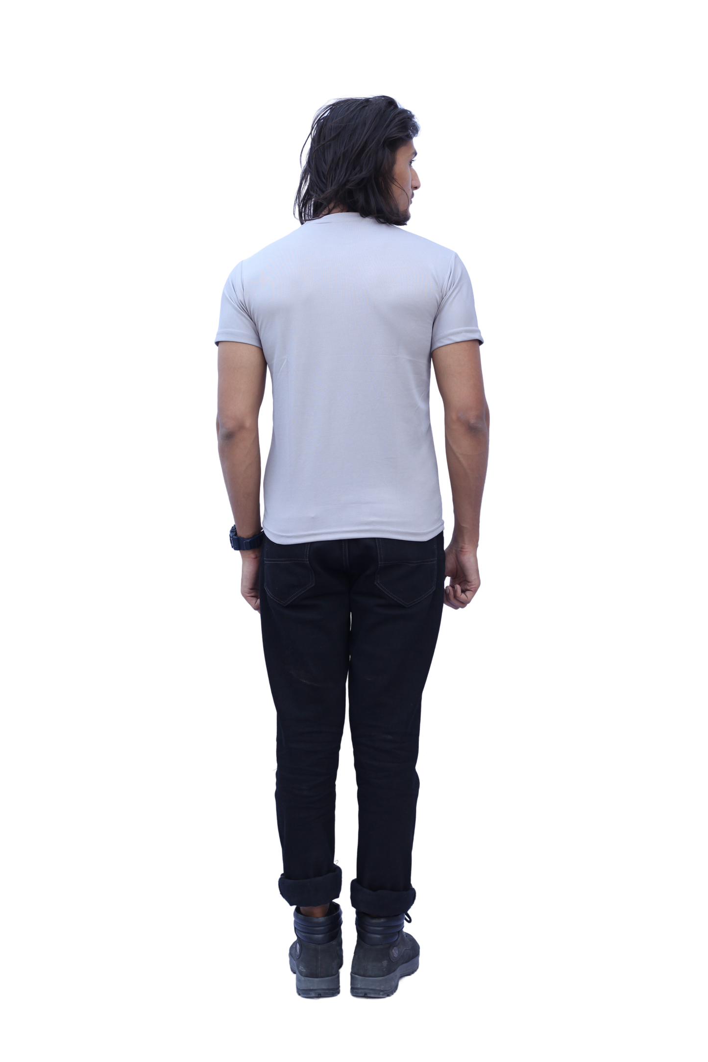 Stylintellect Solid Dry-Fit T-shirt