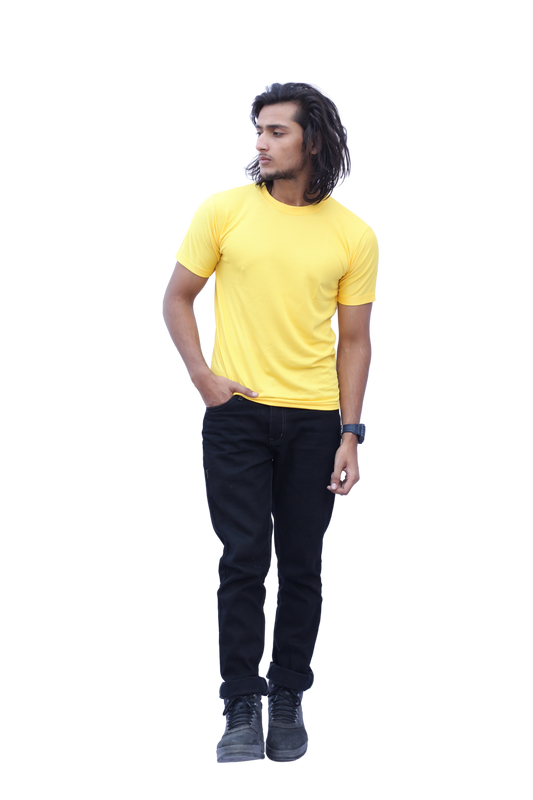 Stylintellect Solid Dry-Fit T-shirt