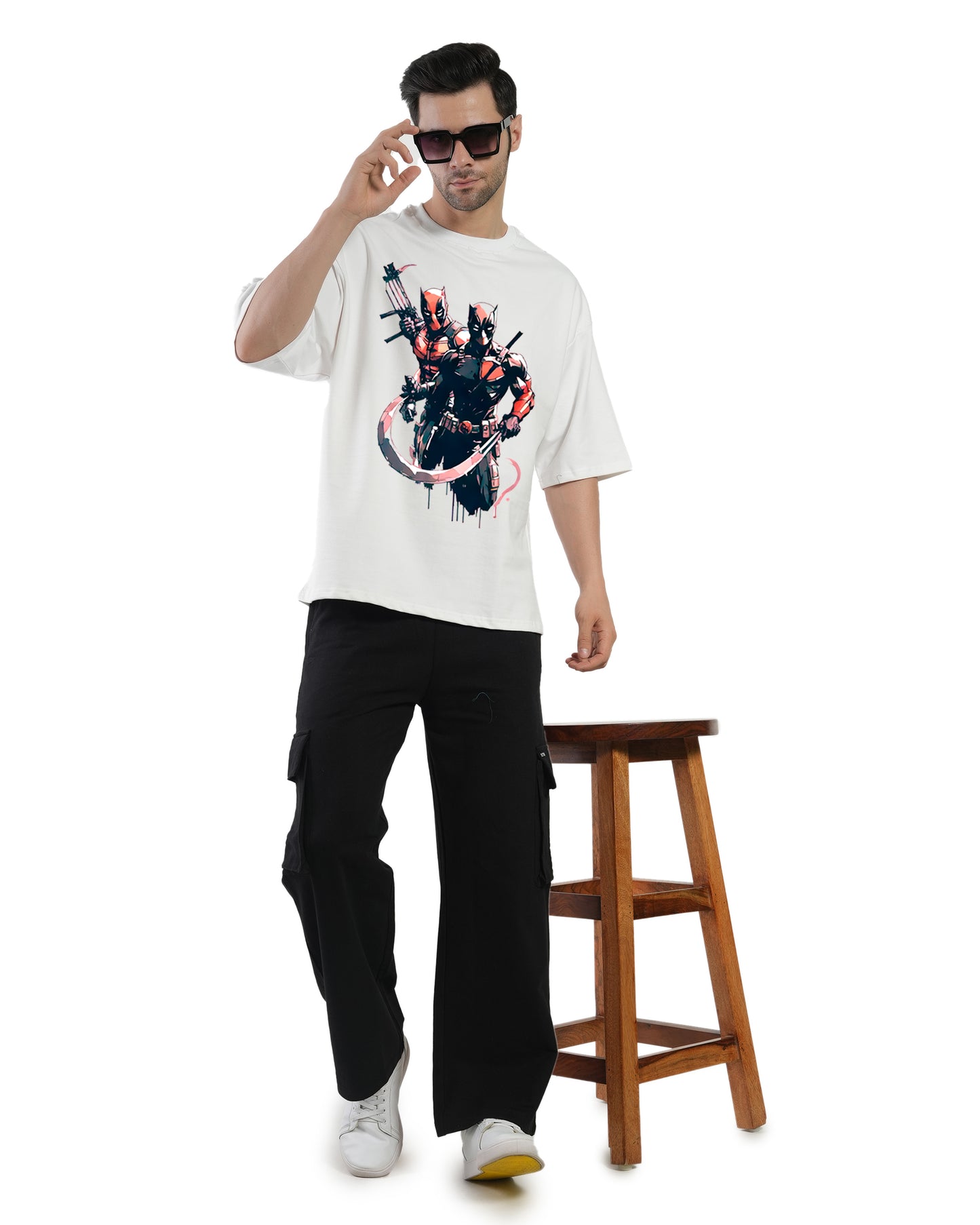 Stylintellect Oversized Printed T-shirt | Super Hero Tees
