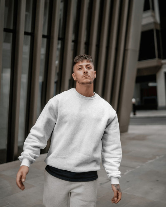 Stylintellect Solid Sweatshirt | Premium Quantity oversized unisex sweatshirt | Bio-wash