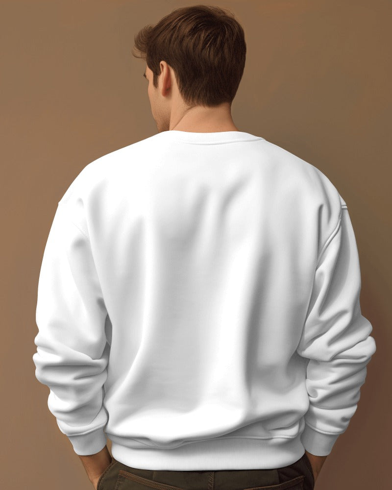 Stylintellect Solid Sweatshirt | Premium Quantity oversized unisex sweatshirt | Bio-wash