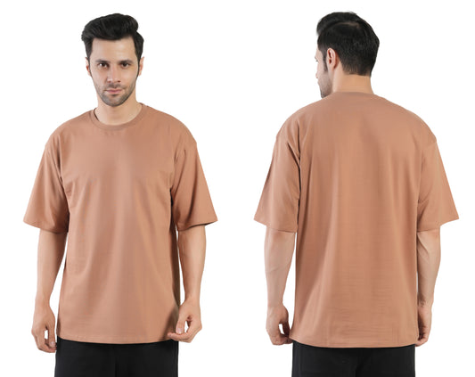Stylintellect Men's Oversized Plain T-shirt