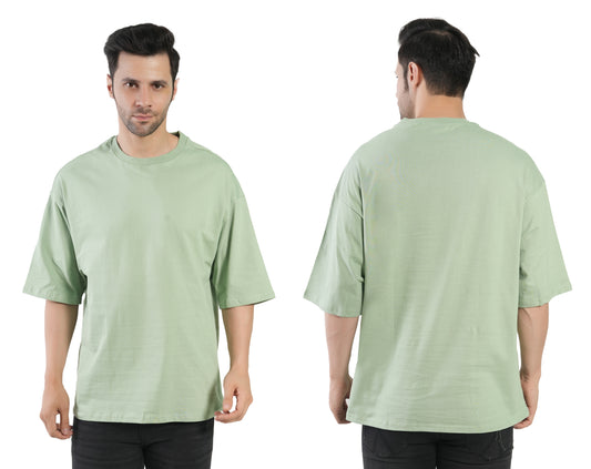 Stylintellect Men's Oversized Plain T-shirt