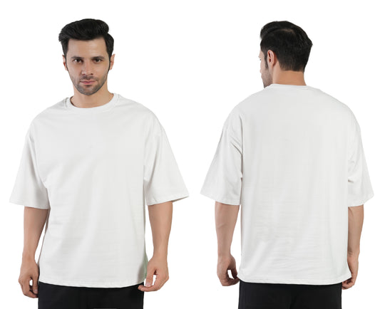 Stylintellect Men's Oversized Plain T-shirt