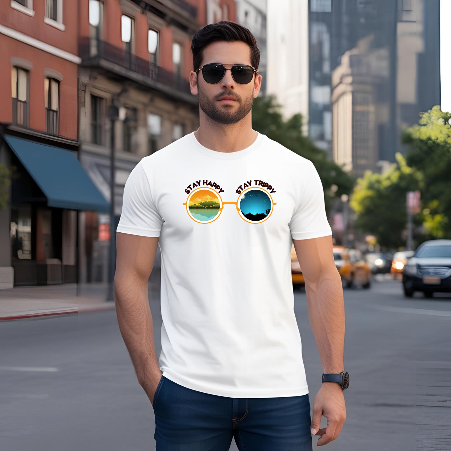 Stylintellect Printed Crew Neck T-shirt
