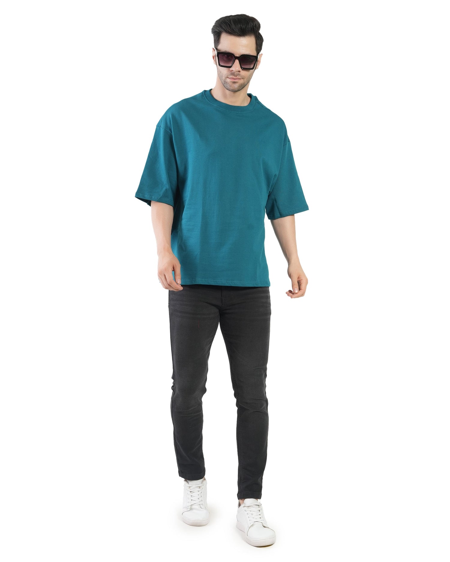 Solid Oversized French Terry T-shirt