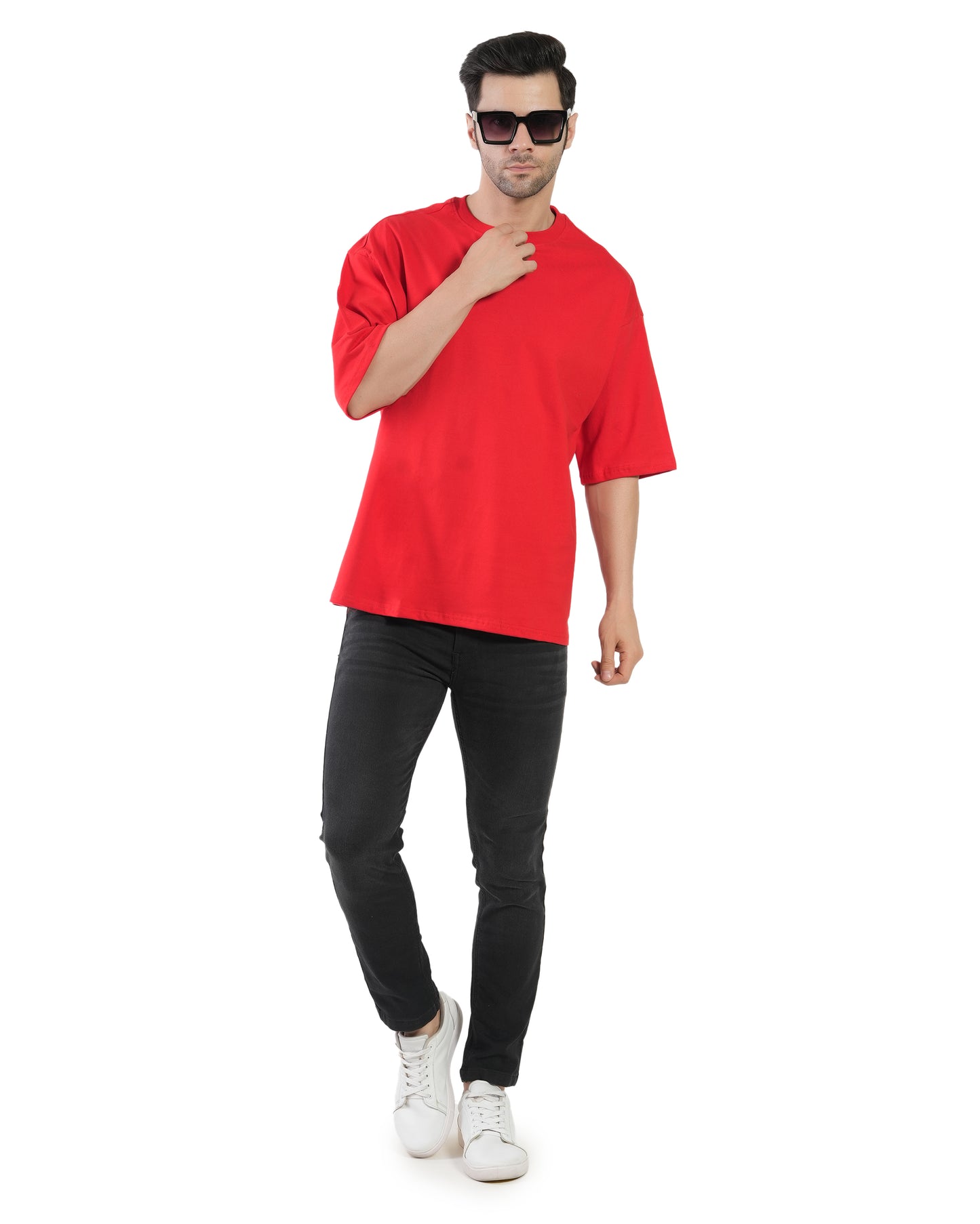 Stylintellect Men's Oversized Plain T-shirt | Premium quality t-shirt