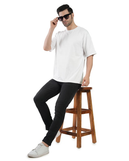 Stylintellect Men's Oversized Plain T-shirt | Premium quality t-shirt