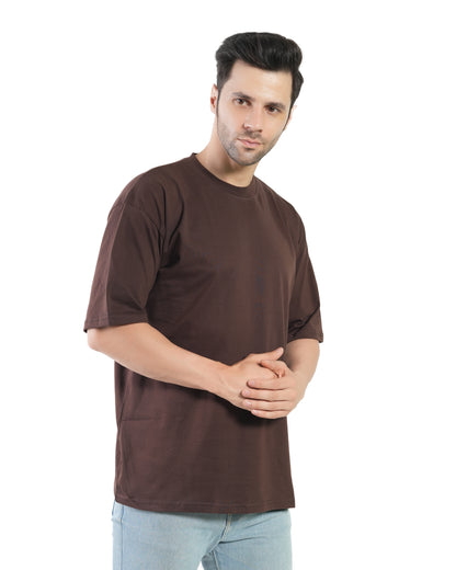 Stylintellect Men's Oversized Plain T-shirt | Premium quality t-shirt