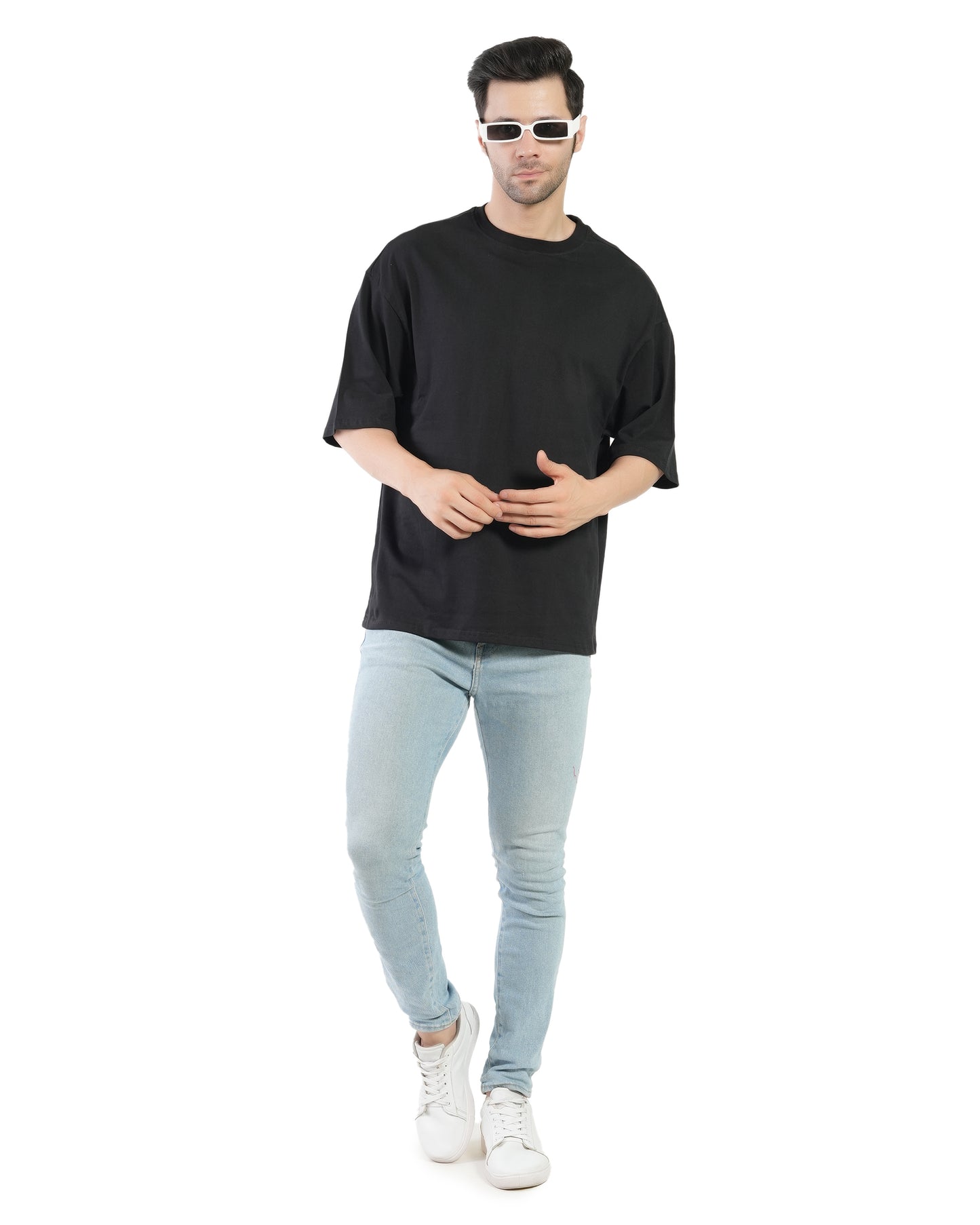 Stylintellect Men's Oversized Plain T-shirt | Premium quality t-shirt