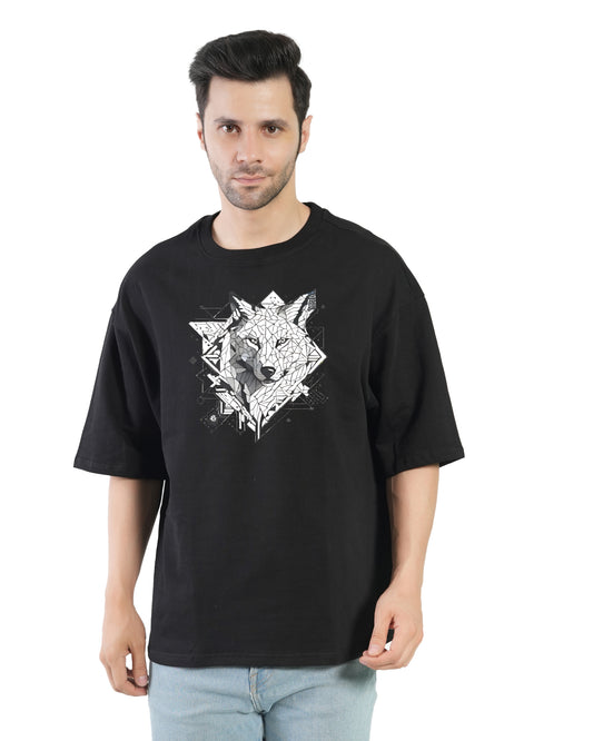 Stylintellect Oversized Printed T-shirt | Black & White Collection
