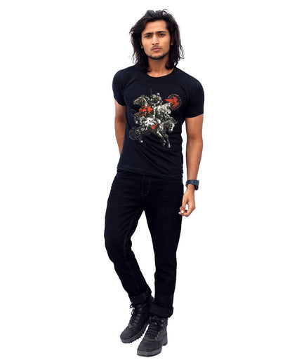 Stylintellect Printed Round Neck T-shirt | Regular Fit | UNISEX
