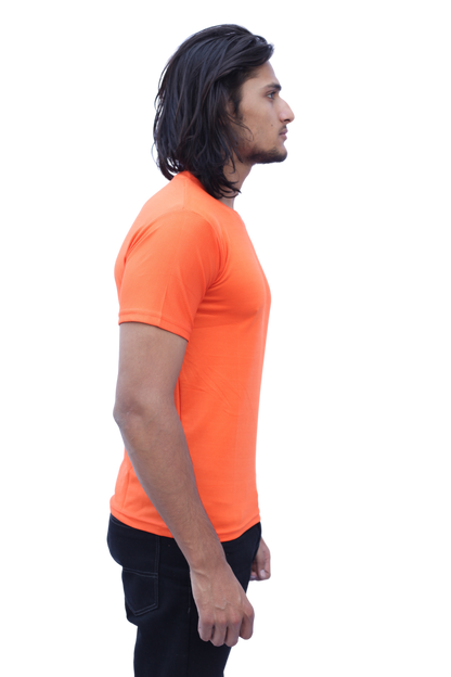 Stylintellect Solid Dry-Fit T-shirt