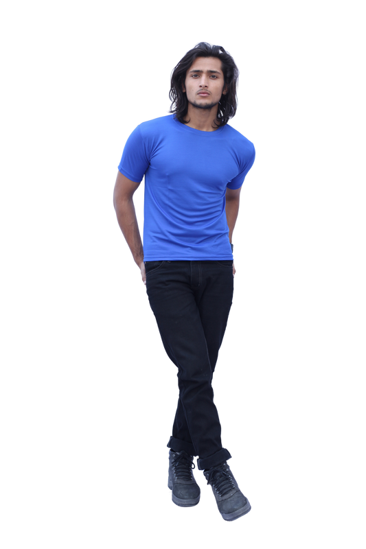 Stylintellect Solid Dry-Fit T-shirt