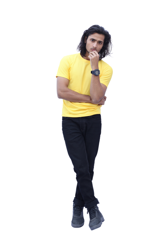 Stylintellect Solid Dry-Fit T-shirt