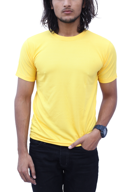 Stylintellect Solid Dry-Fit T-shirt