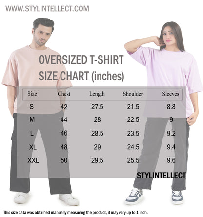 Stylintellect Oversized Printed T-shirt | Black & White Collection