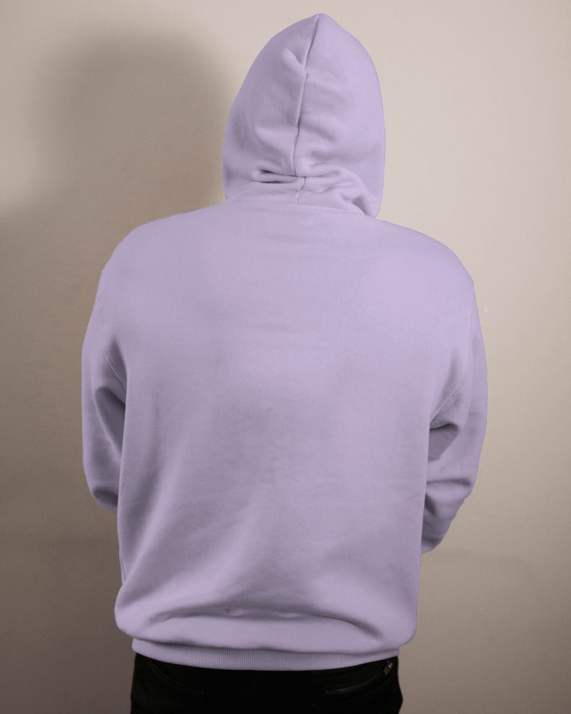 Stylintellect Women's Solid Regular Fit Premium Quality Cotton Hoodie | Biowash| Silicon wash | Lavender Unisex Comfort Fit Hoodie | Free Shipping